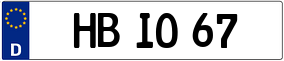 Truck License Plate